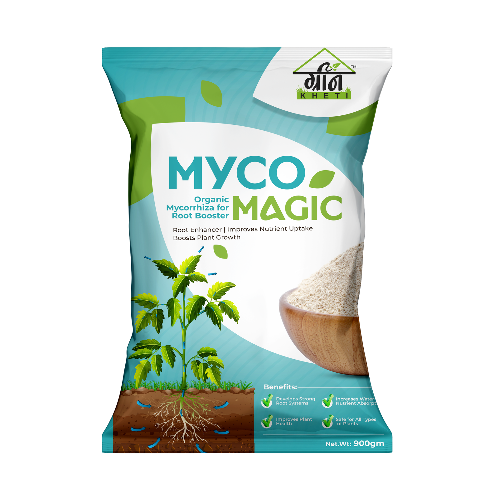 GreenKheti MycoMagic Mycorrhiza Front Side