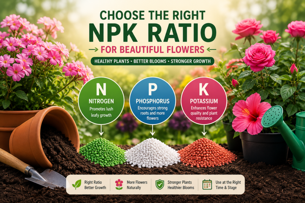 How to Choose the Right NPK Ratio for Flowering Plants