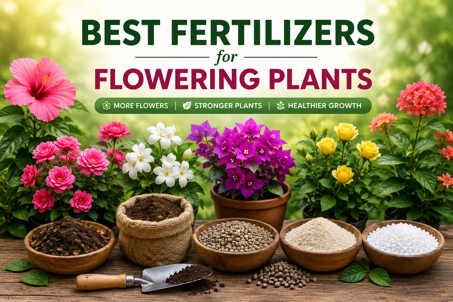 Best fertilizers for flowering plants